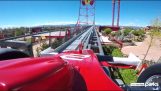 Roller coaster na coaster Ferrari Ziemi sprawia 0-180chlm / h przy 5/2