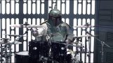 Temamusik av Star Wars att täcka belägger med metall