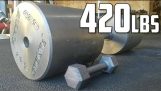 ביצוע העולמות המשקולת הכבד! (420 פאונד)