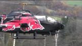 The world’s largest radio-controlled helicopter RC Red Bull Cobra class hobby turbine