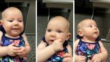 Deaf baby Hør sin mors stemme for første gang