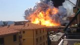 Tanker truck explodes (Italy)