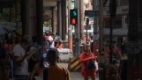 ¿Cómo es un semáforo de peatones en las Filipinas