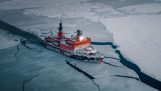 Rusă spărgătorul de gheață Yamal pe fotografii de la drone