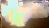 Explosion an der Tankstelle: Passanten stießen in letzter Minute (Russland)