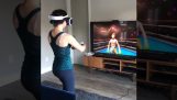 VRゲームでオリジナルのボクシングテクニック