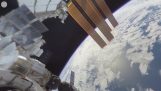 Video 360 ° utanför den internationella rymdstationen