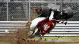 Der Absturz von Marcus Ericsson für den GP in Monza zu testen