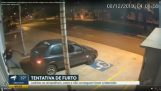 Incompetent thieves attempting to steal a TV
