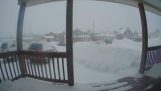 Chutes de neige 24 heures au Canada
