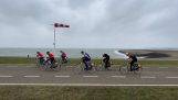 Ciclismo contra el viento