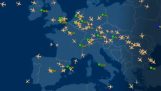 Tráfico aéreo en Europa y Estados Unidos