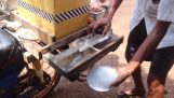 手工制作的冰淇淋在柬埔寨