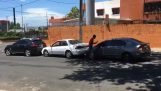 Автомобильный спор в Санто-Доминго