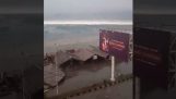Tsunami hits Indonesia
