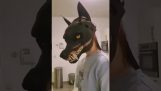 Реалістична маска вовка