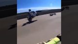 Double accident with motorcycles