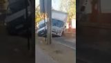 Angry truck driver