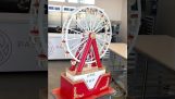 A ferris wheel made of chocolate