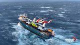 EemsliftHendrika船での船員の劇的な救助