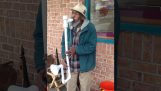 Saxofon z PVC trubek
