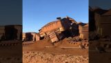 268 vagones descarrilaron el tren en Australia