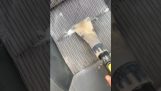 Cleaning a very dirty car