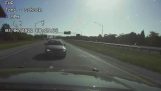 Onderscheppen van een dronken automobilist door een patrouillewagen (Florida)