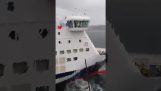 התנגשות של שתי אוניות בנמל אולביה (איטליה)