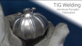 TIG Zváranie hliníka výroba – Halloween tekvica