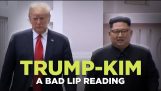 Donald Trump și Kim Jong-un - o lectură de buze Bad