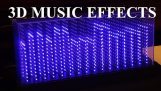 Efeitos da música 3D (1280 LEDs)