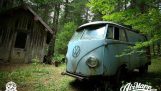 RESURRECTION – Rescue of a VW 1955 panelvan – Forest find !